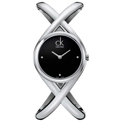 Front view of Calvin Klein Enlace Women's Swiss Quartz (Battery-Powered) Watch K2L23104