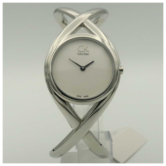 Front view of Calvin Klein Enlace Women's Swiss Quartz (Battery-Powered) Watch K2L23120-SD