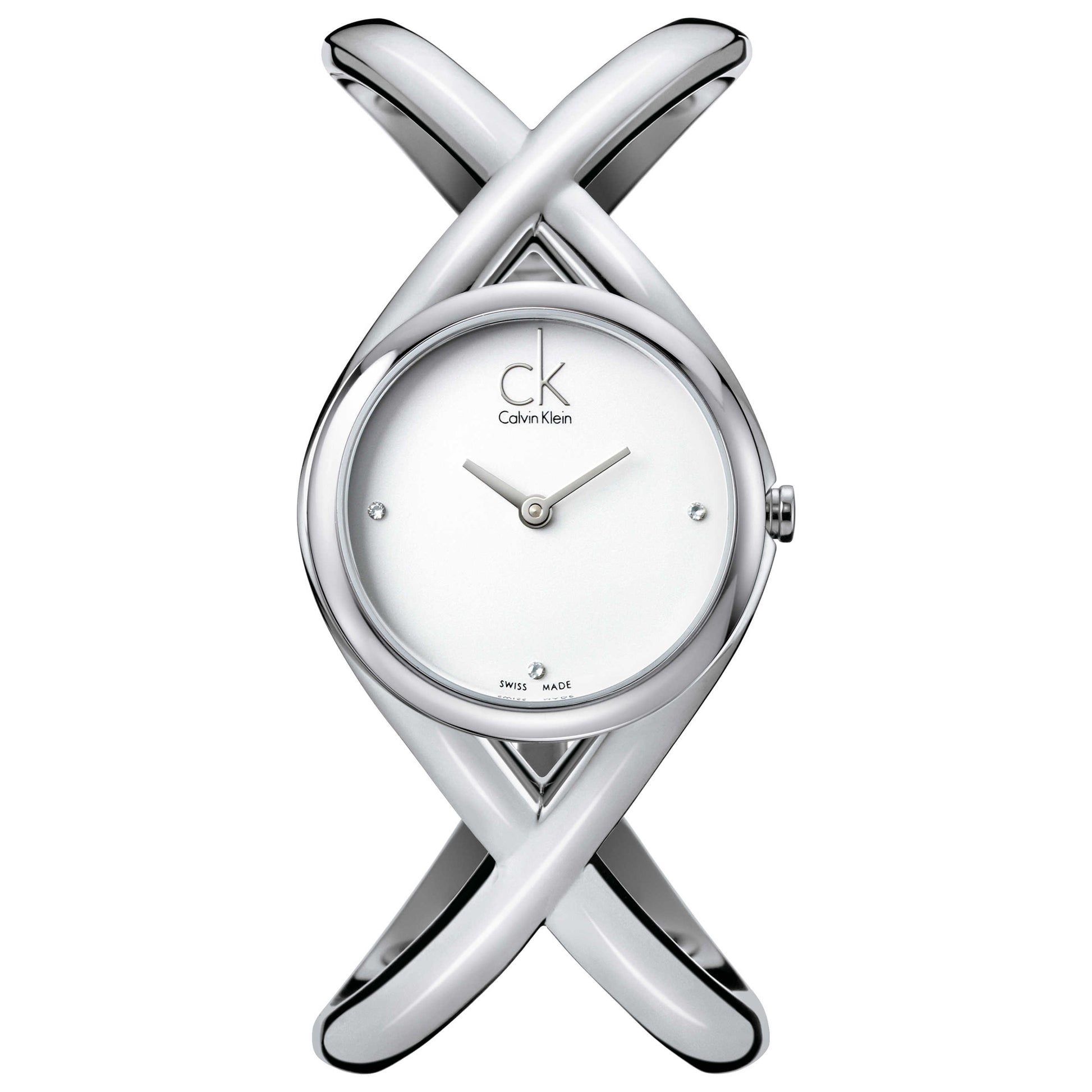 Front view of Calvin Klein Enlace Women's Swiss Quartz (Battery-Powered) Watch K2L23126