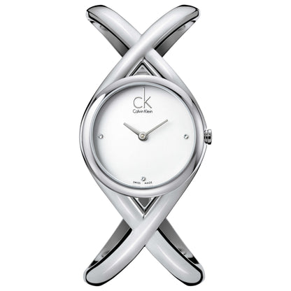 Front view of Calvin Klein Enlace Women's Swiss Quartz (Battery-Powered) Watch K2L23126