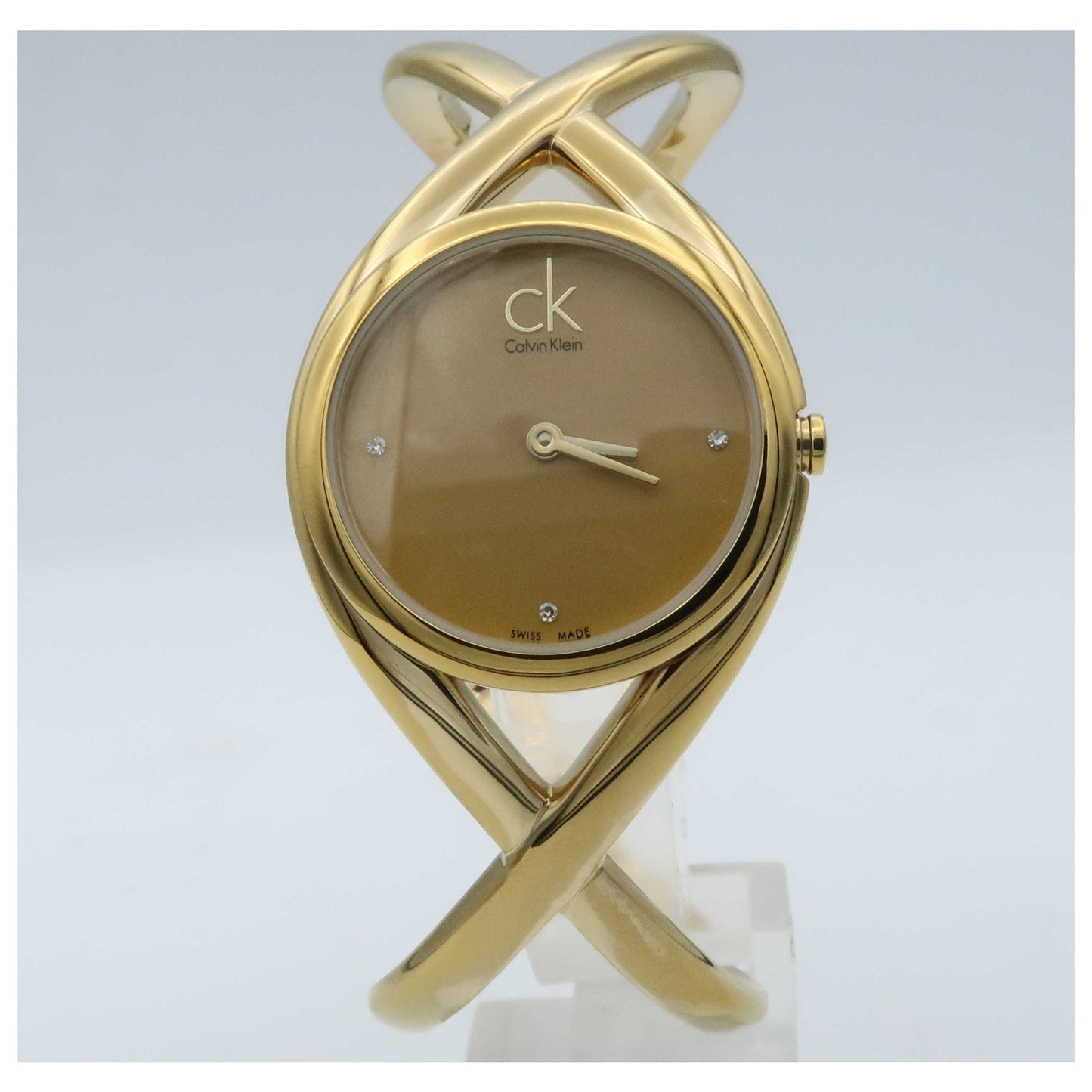 Front view of Calvin Klein Enlace Women's Swiss Quartz (Battery-Powered) Watch K2L23513-PO