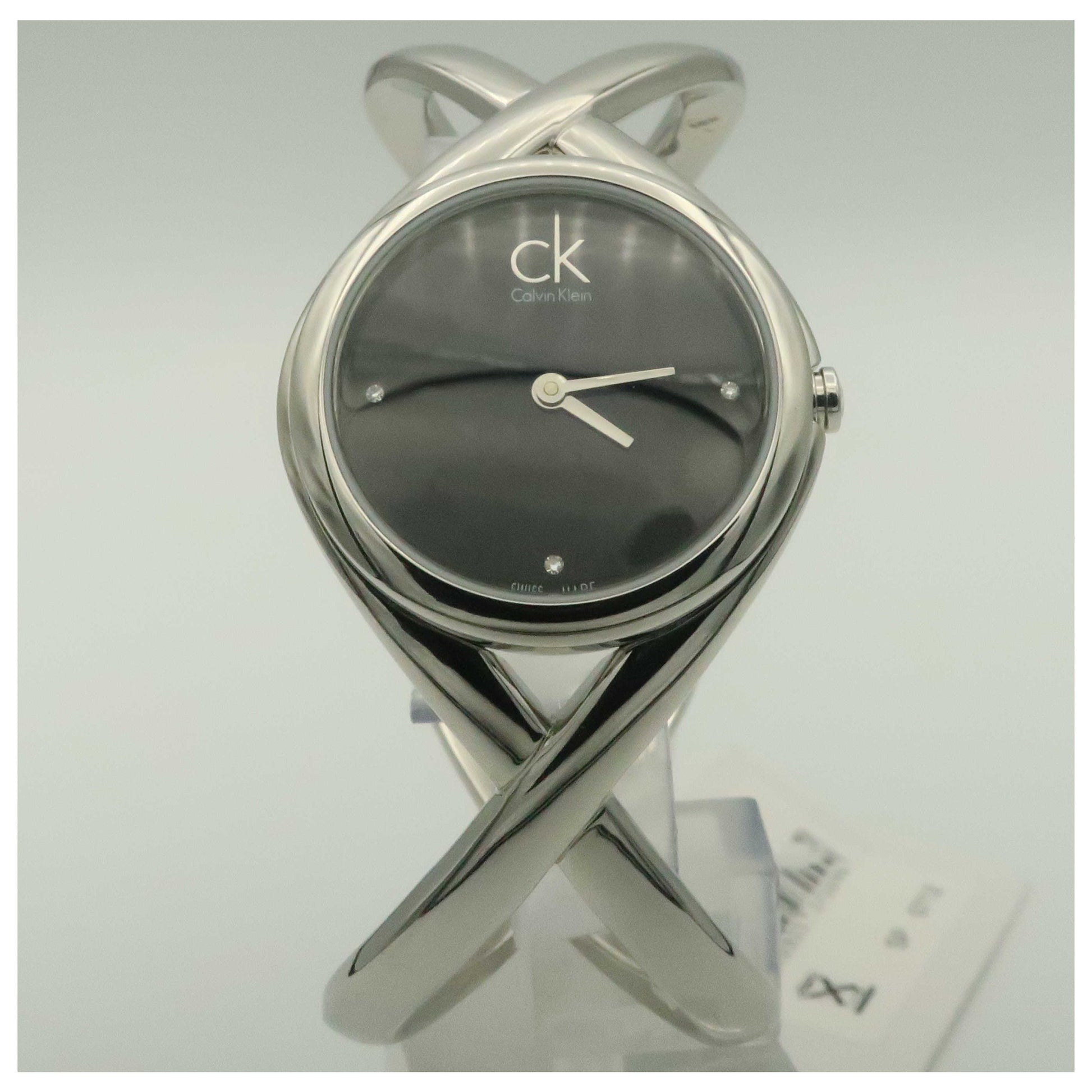 Front view of Calvin Klein Enlace Women's Swiss Quartz (Battery-Powered) Watch K2L24104-PO