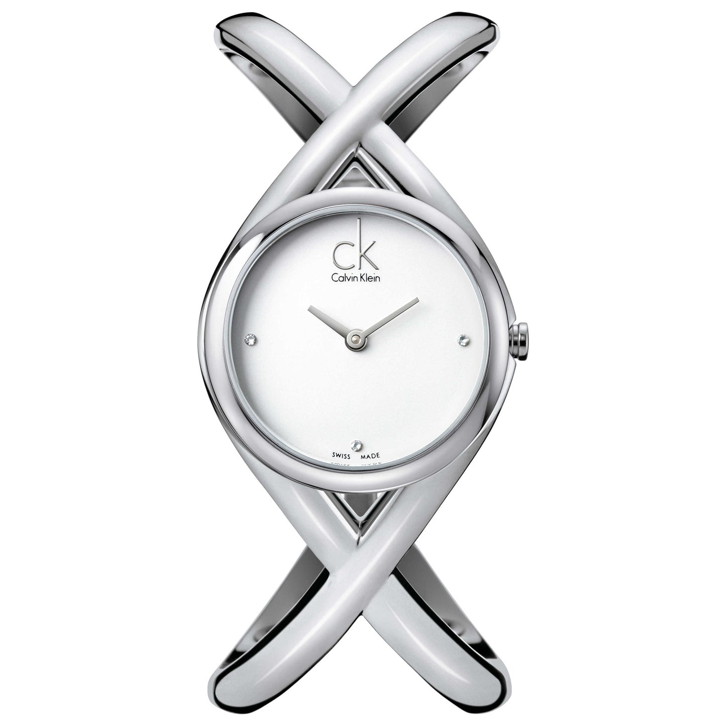 Front view of Calvin Klein Enlace Women's Swiss Quartz (Battery-Powered) Watch K2L24126