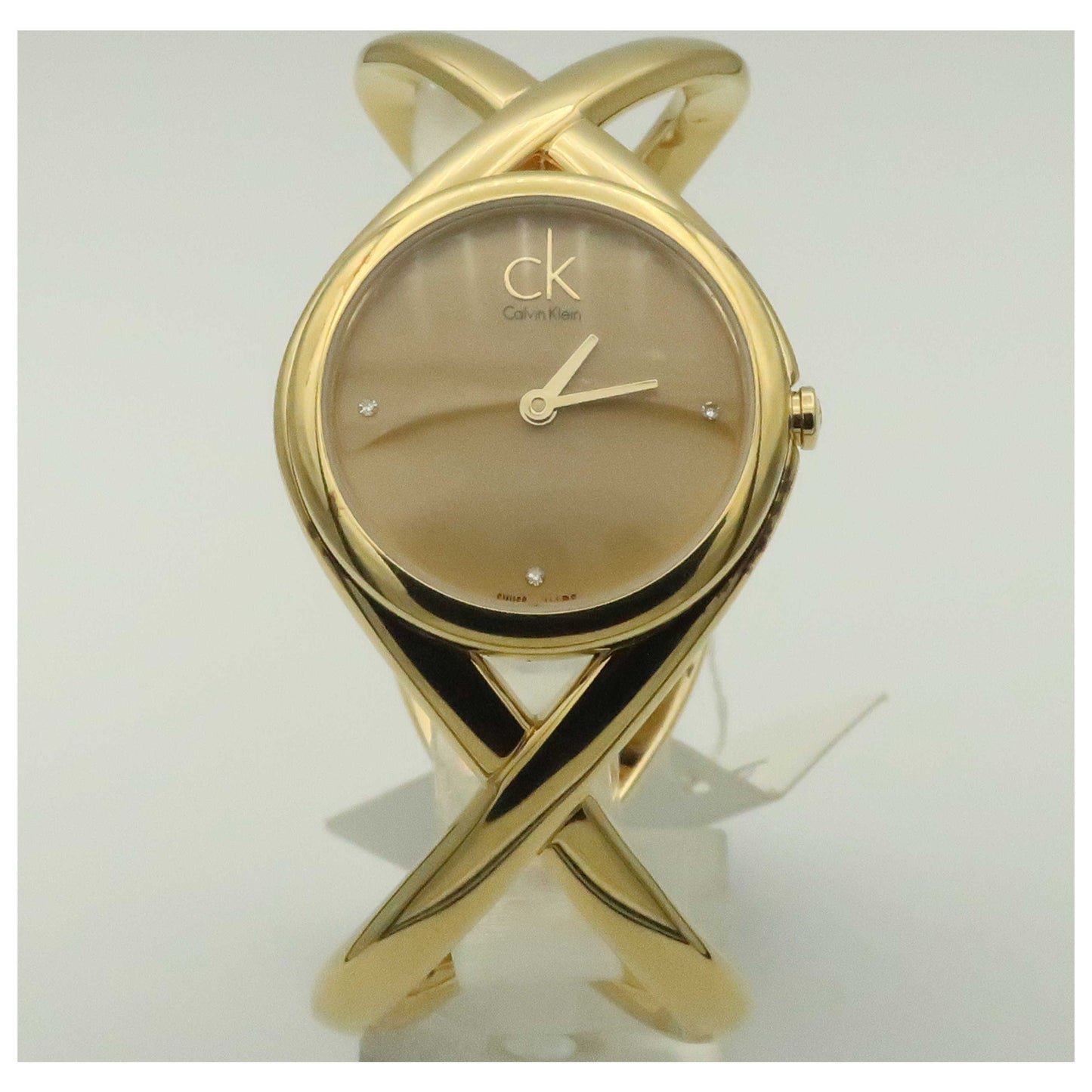 Front view of Calvin Klein Enlace Women's Swiss Quartz (Battery-Powered) Watch K2L24513-PO