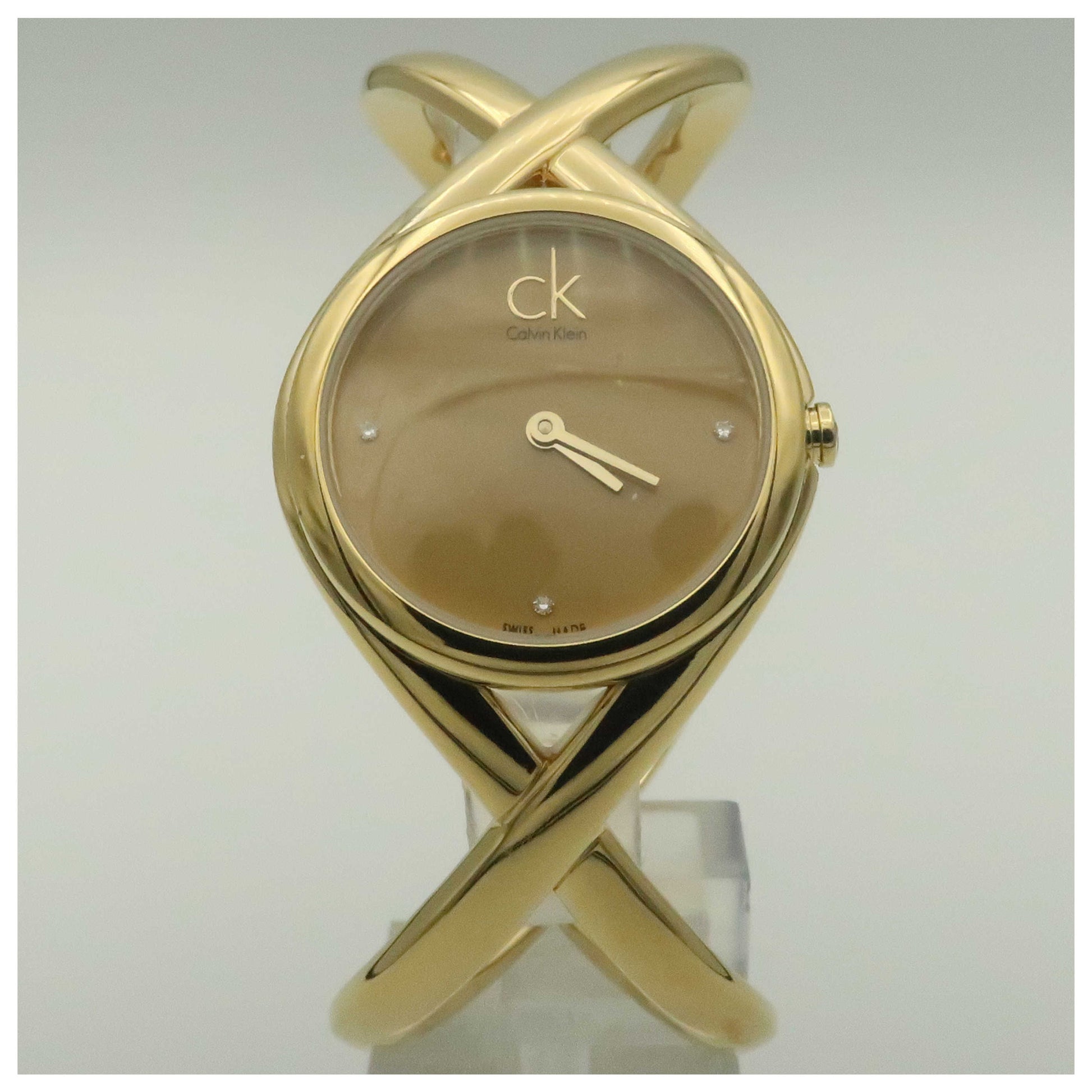 Front view of Calvin Klein Enlace Women's Swiss Quartz (Battery-Powered) Watch K2L24513-SDV