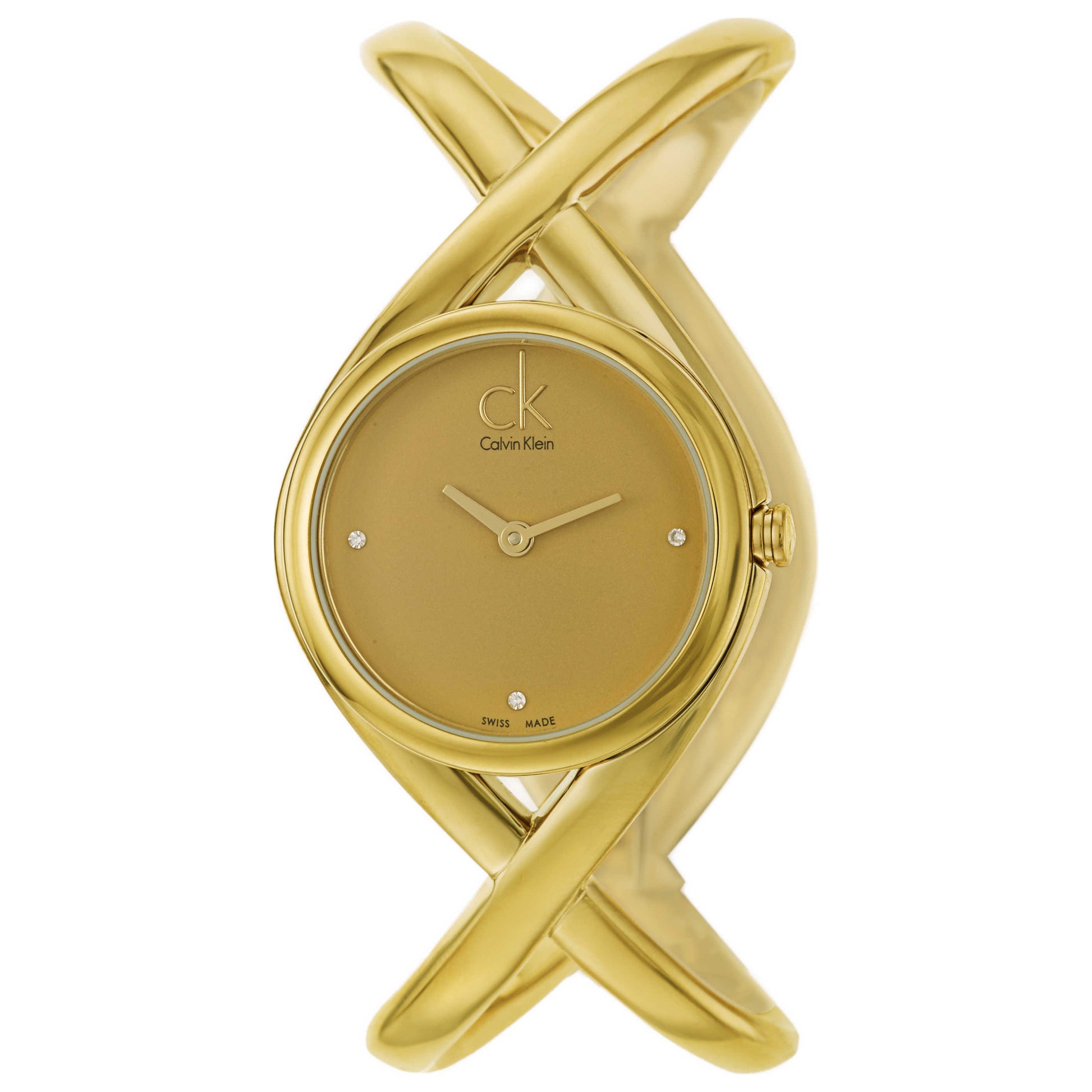 Front view of Calvin Klein Enlace Women's Swiss Quartz (Battery-Powered) Watch K2L24513