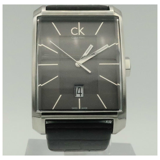 Front view of Calvin Klein Window Men's Swiss Quartz (Battery-Powered) Watch K2M21107-SDV