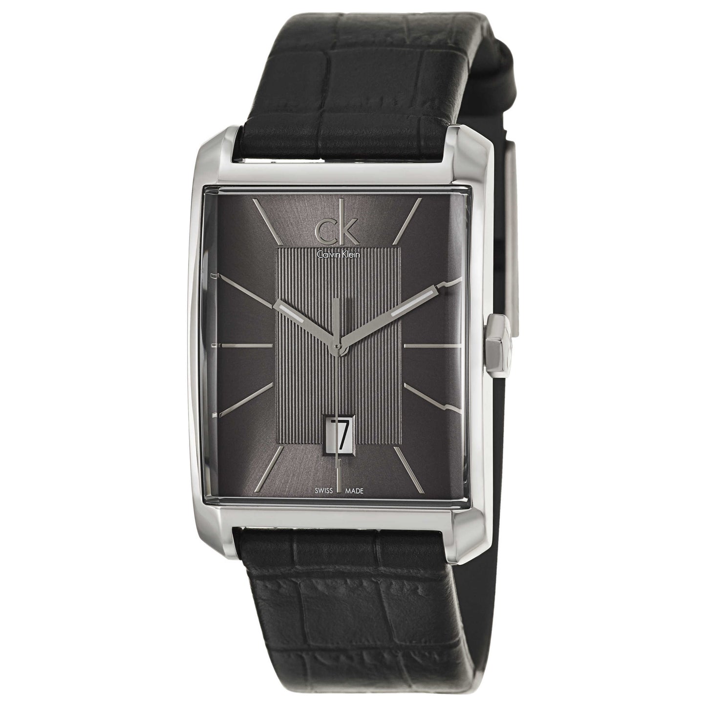 Front view of Calvin Klein Window Men's Swiss Quartz (Battery-Powered) Watch K2M21107