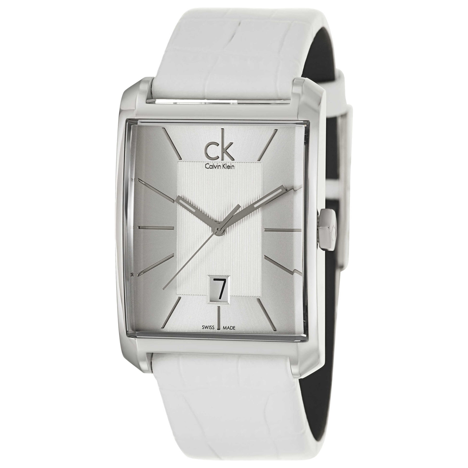 Front view of Calvin Klein Window Men's Swiss Quartz (Battery-Powered) Watch K2M21120