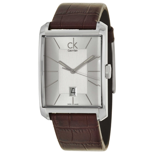 Front view of Calvin Klein Window Men's Swiss Quartz (Battery-Powered) Watch K2M21126