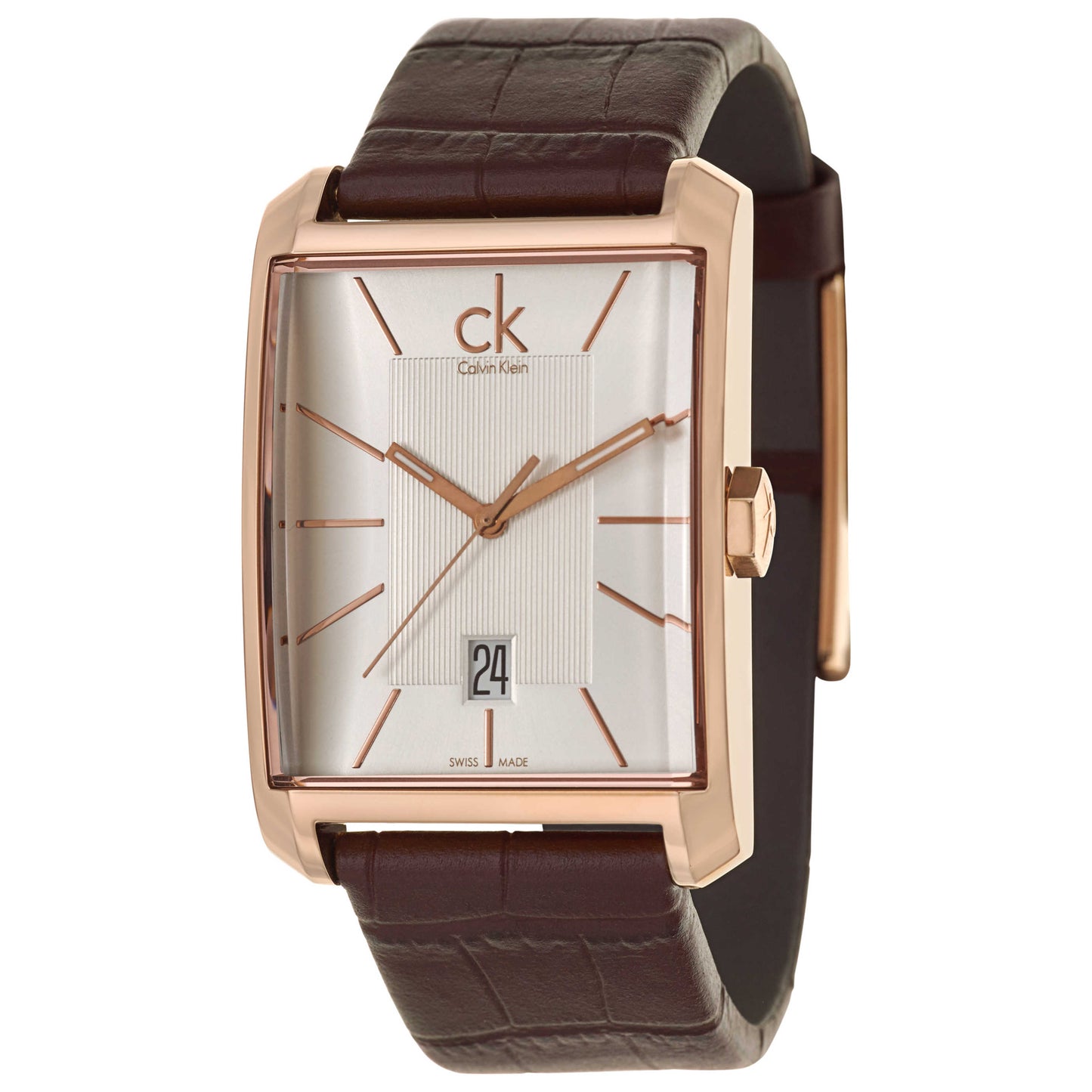 Front view of Calvin Klein Window Men's Swiss Quartz (Battery-Powered) Watch K2M21620