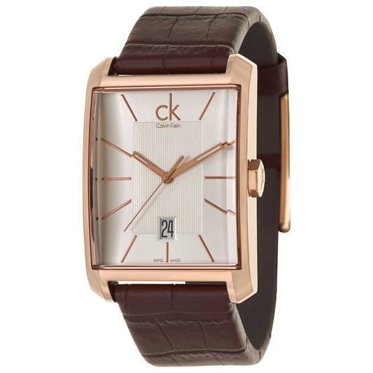Front view of Calvin Klein Window Men's Swiss Quartz (Battery-Powered) Watch K2M21620