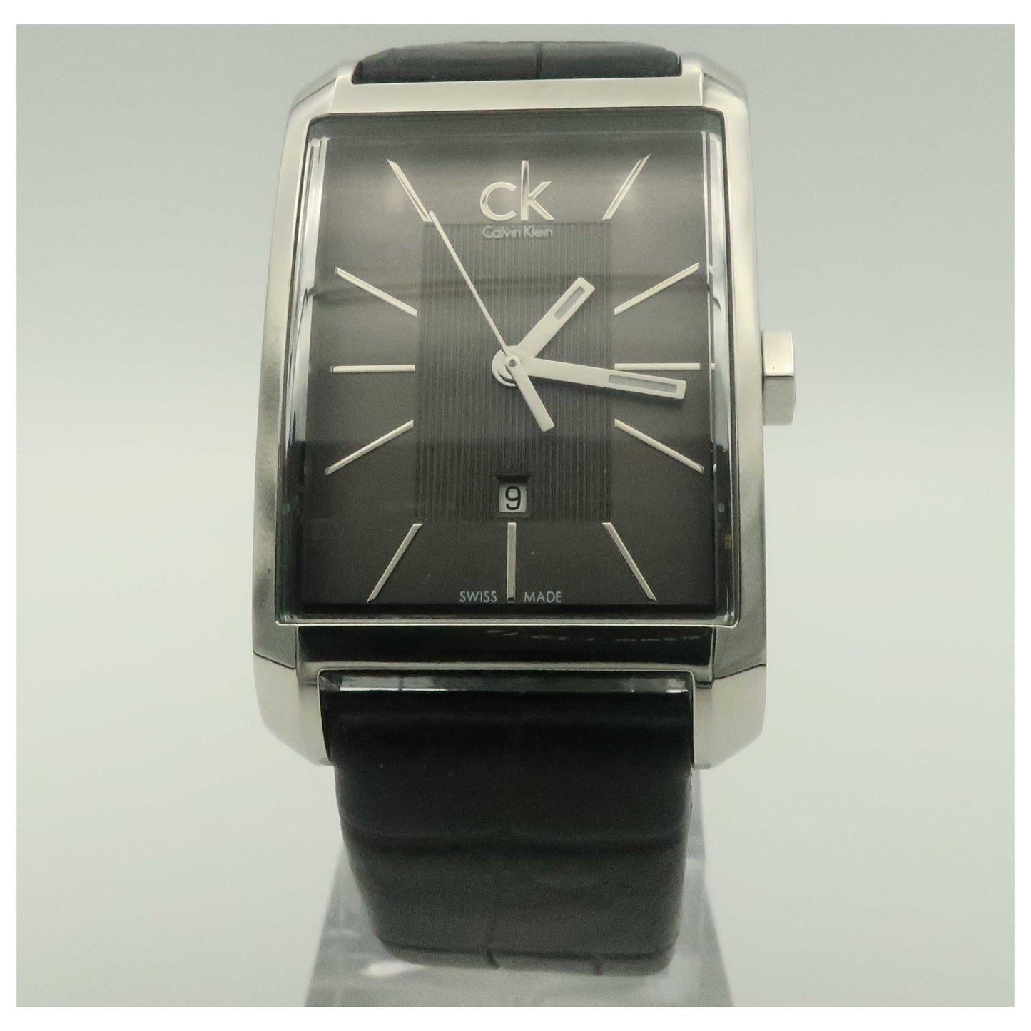 Front view of Calvin Klein Window Women's Swiss Quartz (Battery-Powered) Watch K2M23107-PO