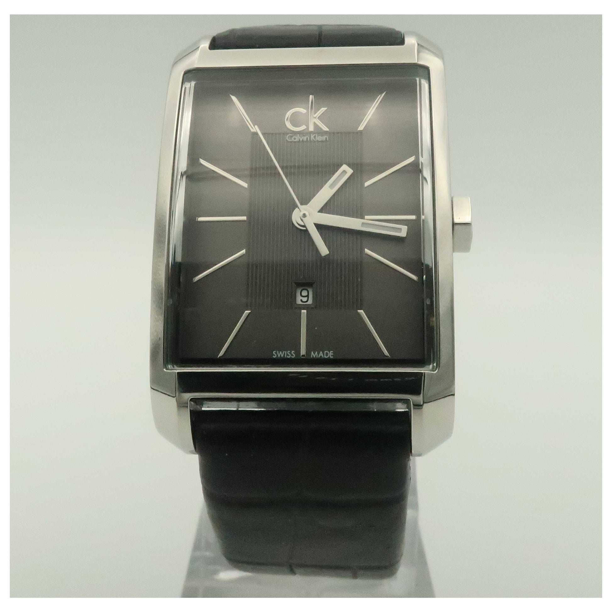 Front view of Calvin Klein Window Women's Swiss Quartz (Battery-Powered) Watch K2M23107-PO