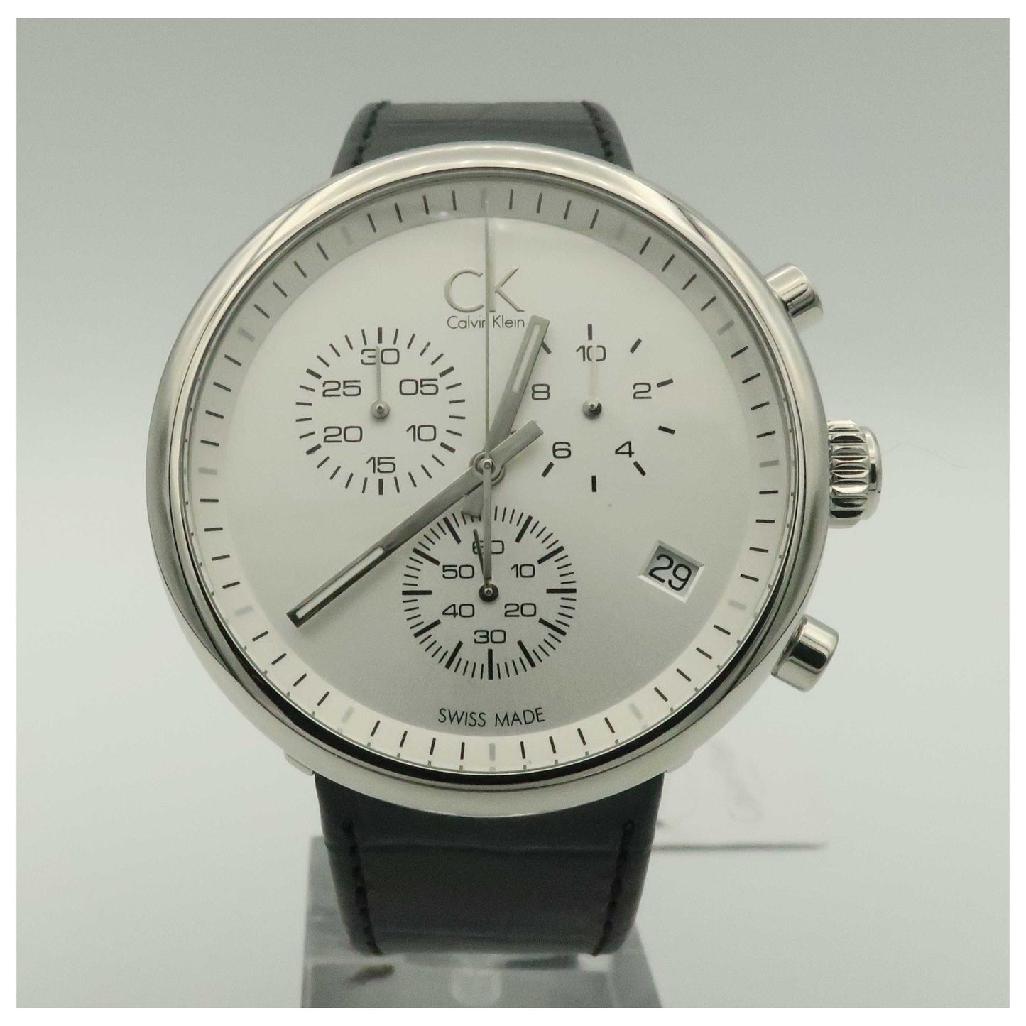 Front view of Calvin Klein Substantial Men's Swiss Quartz (Battery-Powered) Watch K2N281C6-SDV