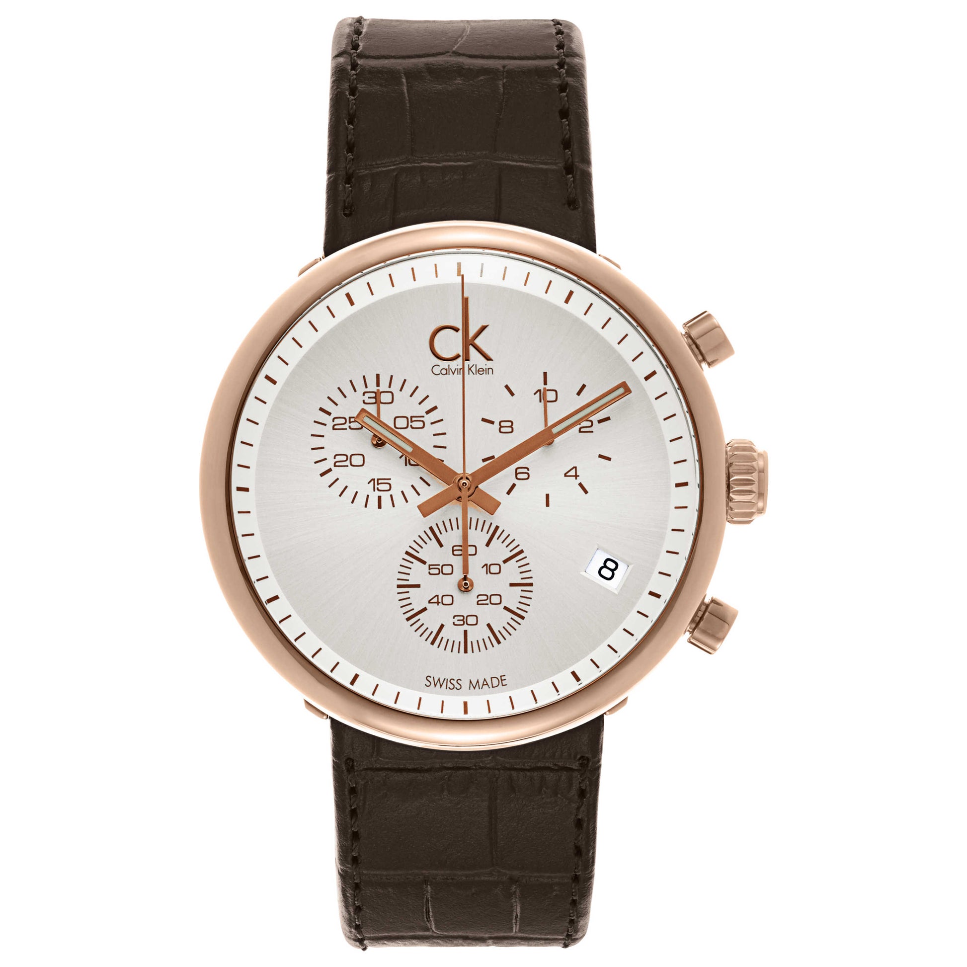Front view of Calvin Klein Substantial Men's Swiss Quartz (Battery-Powered) Watch K2N286G6