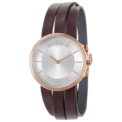 Front view of Calvin Klein Extent Women's Swiss Quartz (Battery-Powered) Watch K2R2L6G6