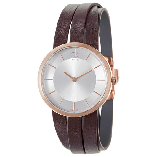 Front view of Calvin Klein Extent Women's Swiss Quartz (Battery-Powered) Watch K2R2L6G6