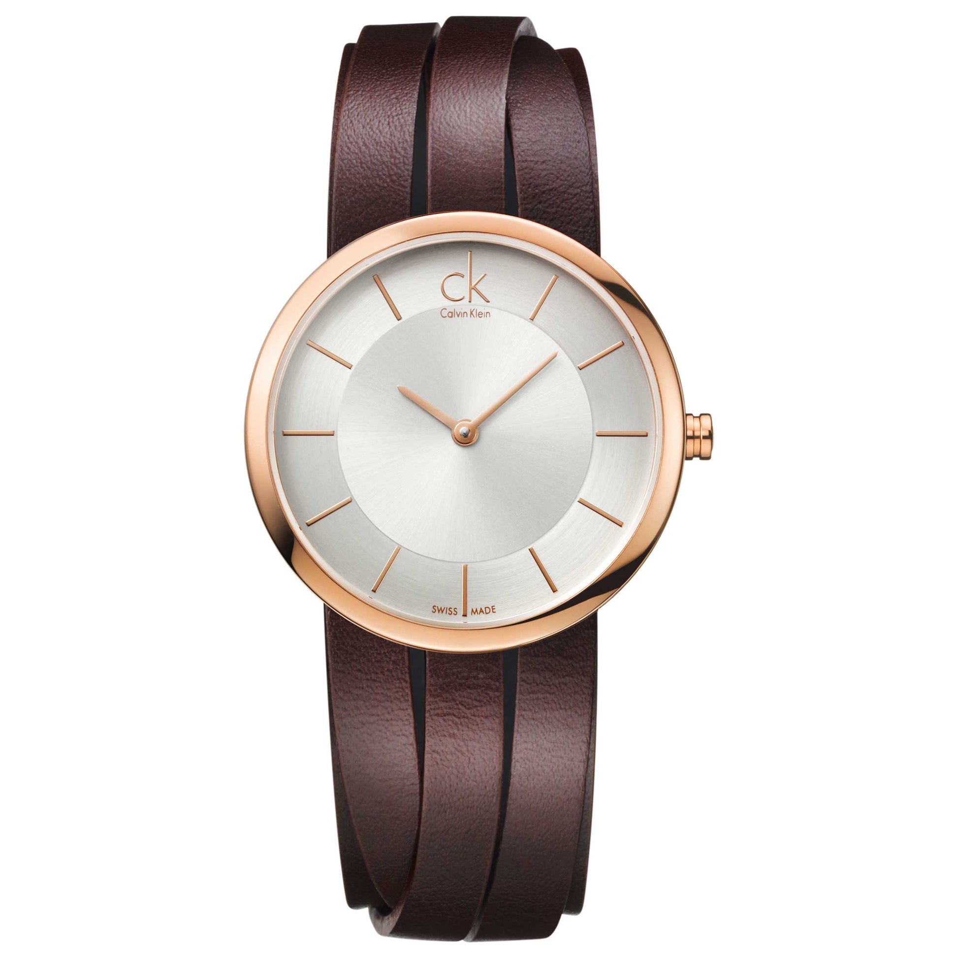 Front view of Calvin Klein Extent Women's Swiss Quartz (Battery-Powered) Watch K2R2S6G6