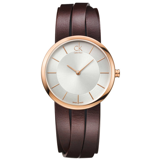 Front view of Calvin Klein Extent Women's Swiss Quartz (Battery-Powered) Watch K2R2S6G6