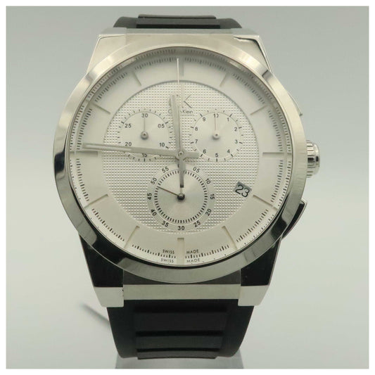 Front view of Calvin Klein Dart Men's Swiss Quartz (Battery-Powered) Watch K2S371D6-PO