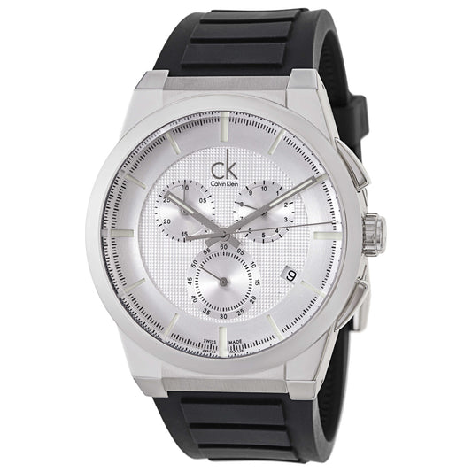Front view of Calvin Klein Dart Men's Swiss Quartz (Battery-Powered) Watch K2S371D6