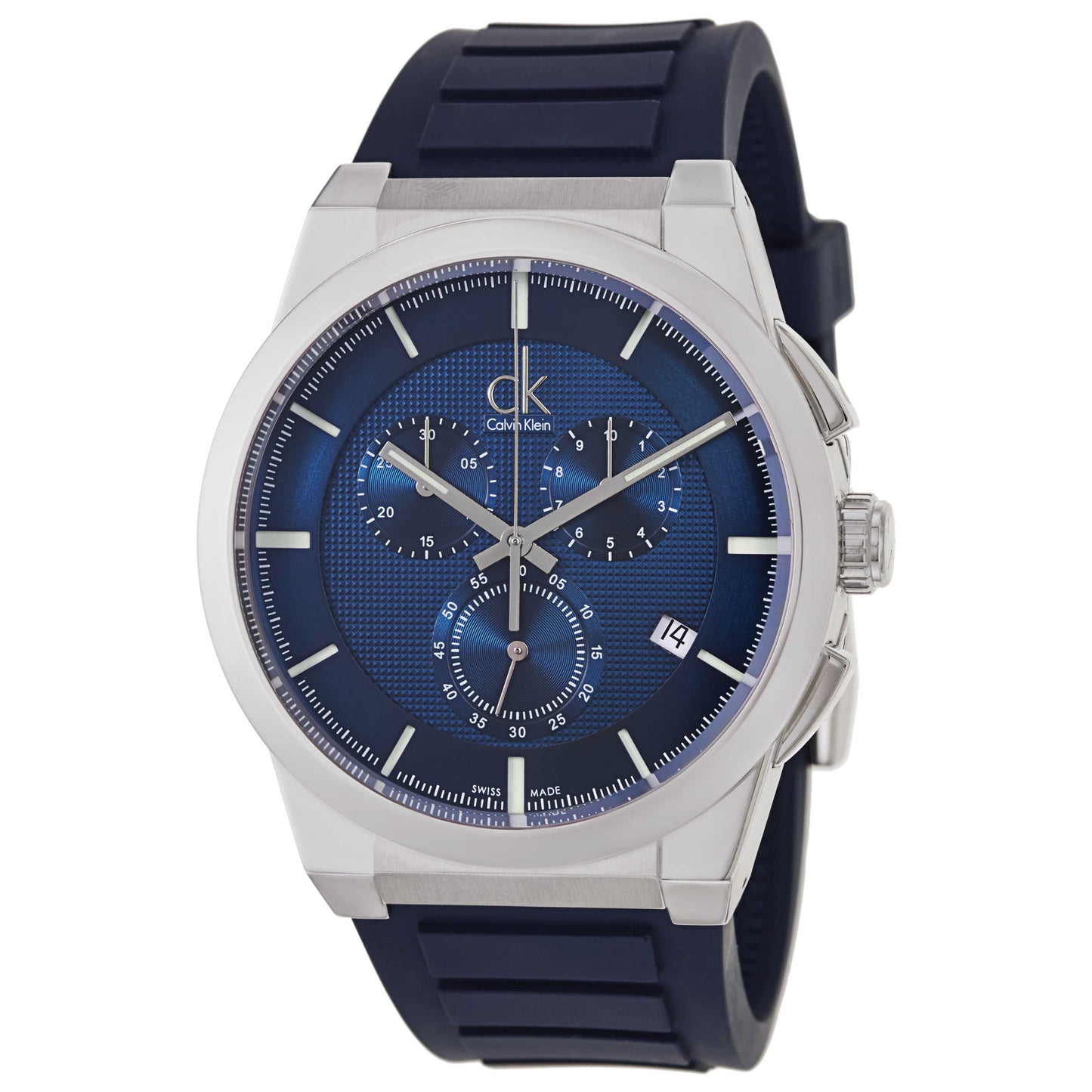 Front view of Calvin Klein Dart Men's Swiss Quartz (Battery-Powered) Watch K2S371VN