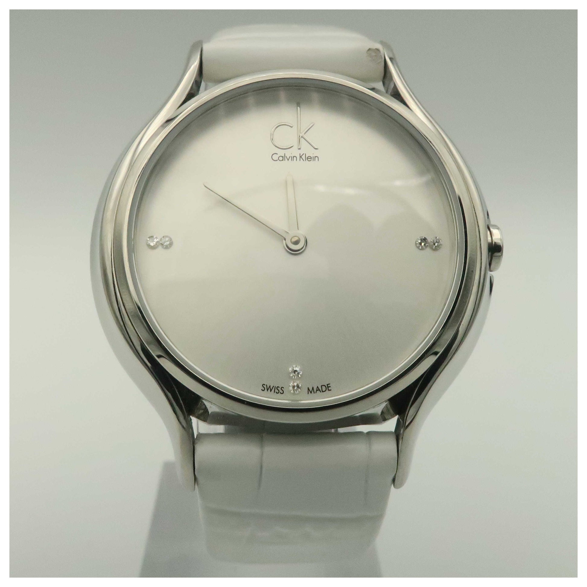 Front view of Calvin Klein Skirt Women's Swiss Quartz (Battery-Powered) Watch K2U231KW-SDV