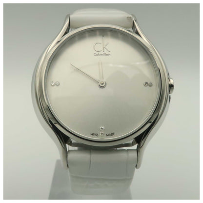 Front view of Calvin Klein Skirt Women's Swiss Quartz (Battery-Powered) Watch K2U231KW-SDV