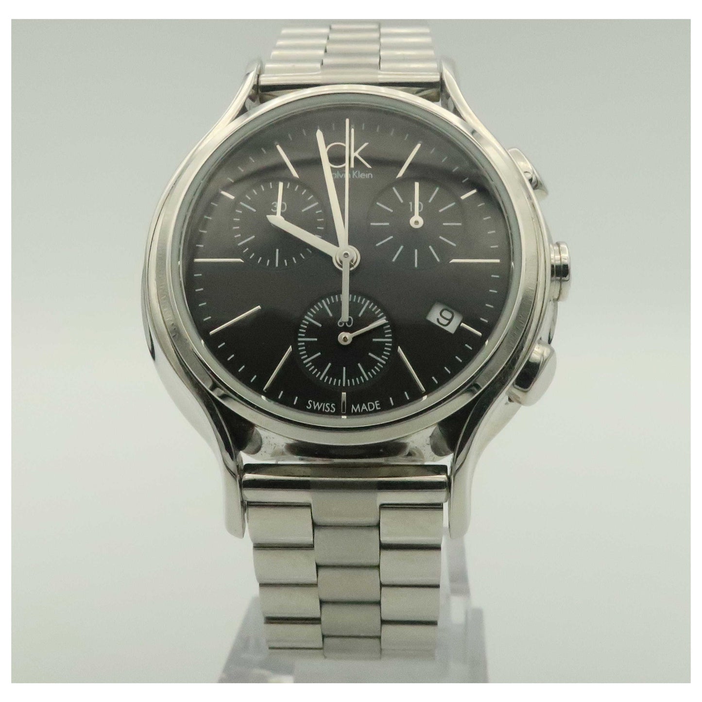 Front view of Calvin Klein Skirt Women's Swiss Quartz (Battery-Powered) Watch K2U29141-PO