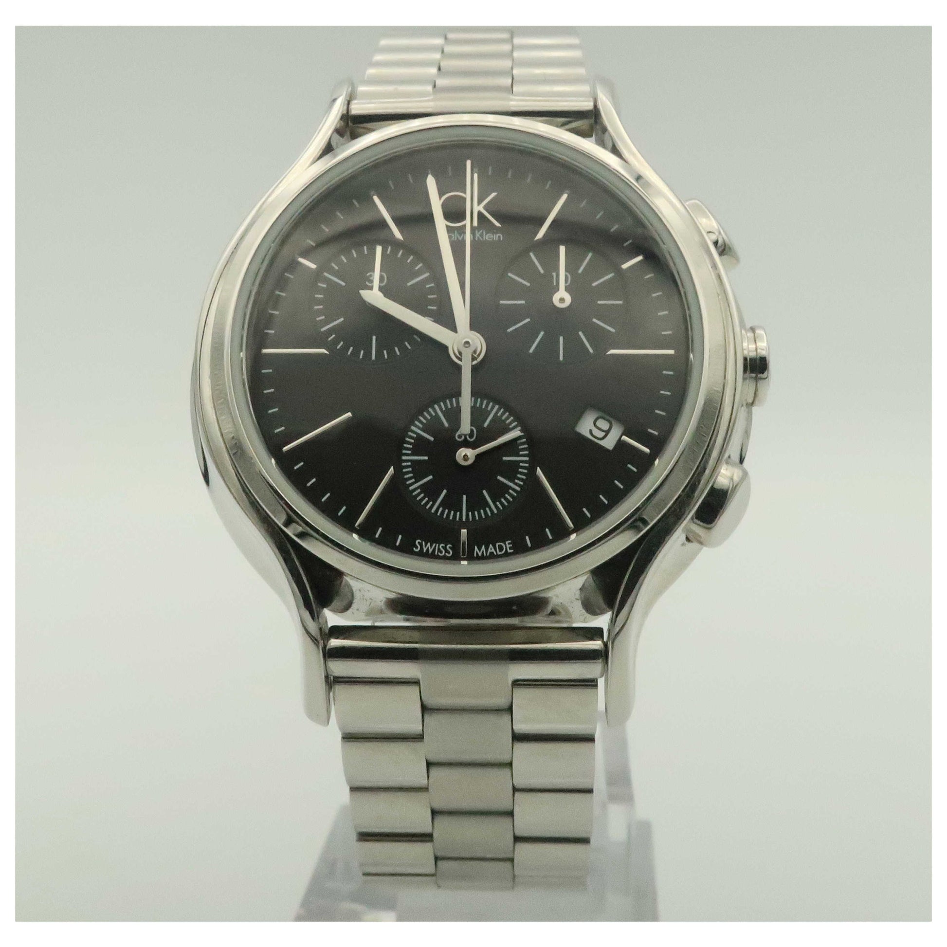 Front view of Calvin Klein Skirt Women's Swiss Quartz (Battery-Powered) Watch K2U29141-PO