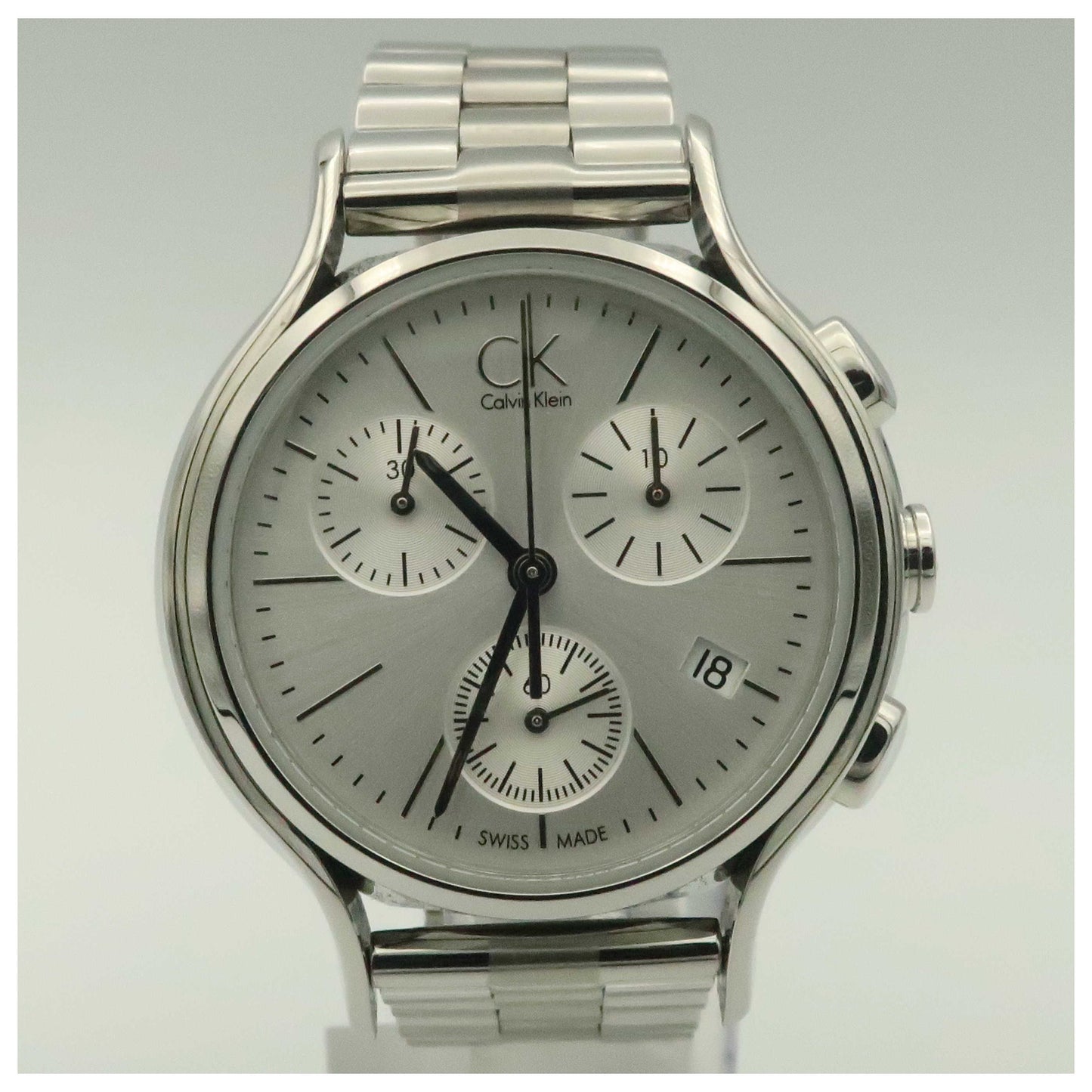 Front view of Calvin Klein Skirt Women's Swiss Quartz (Battery-Powered) Watch K2U29146-PO