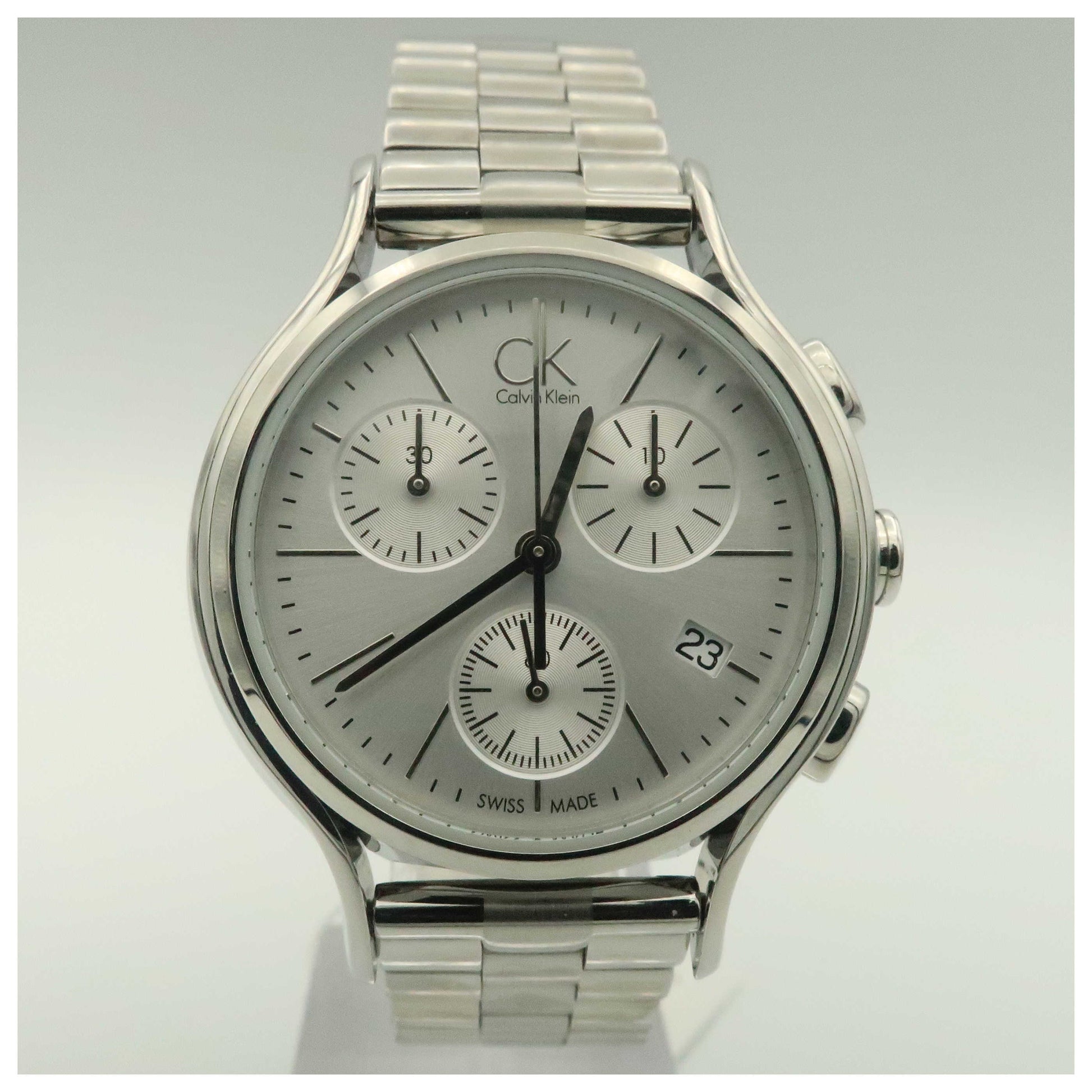 Front view of Calvin Klein Skirt Women's Swiss Quartz (Battery-Powered) Watch K2U29146-SDV