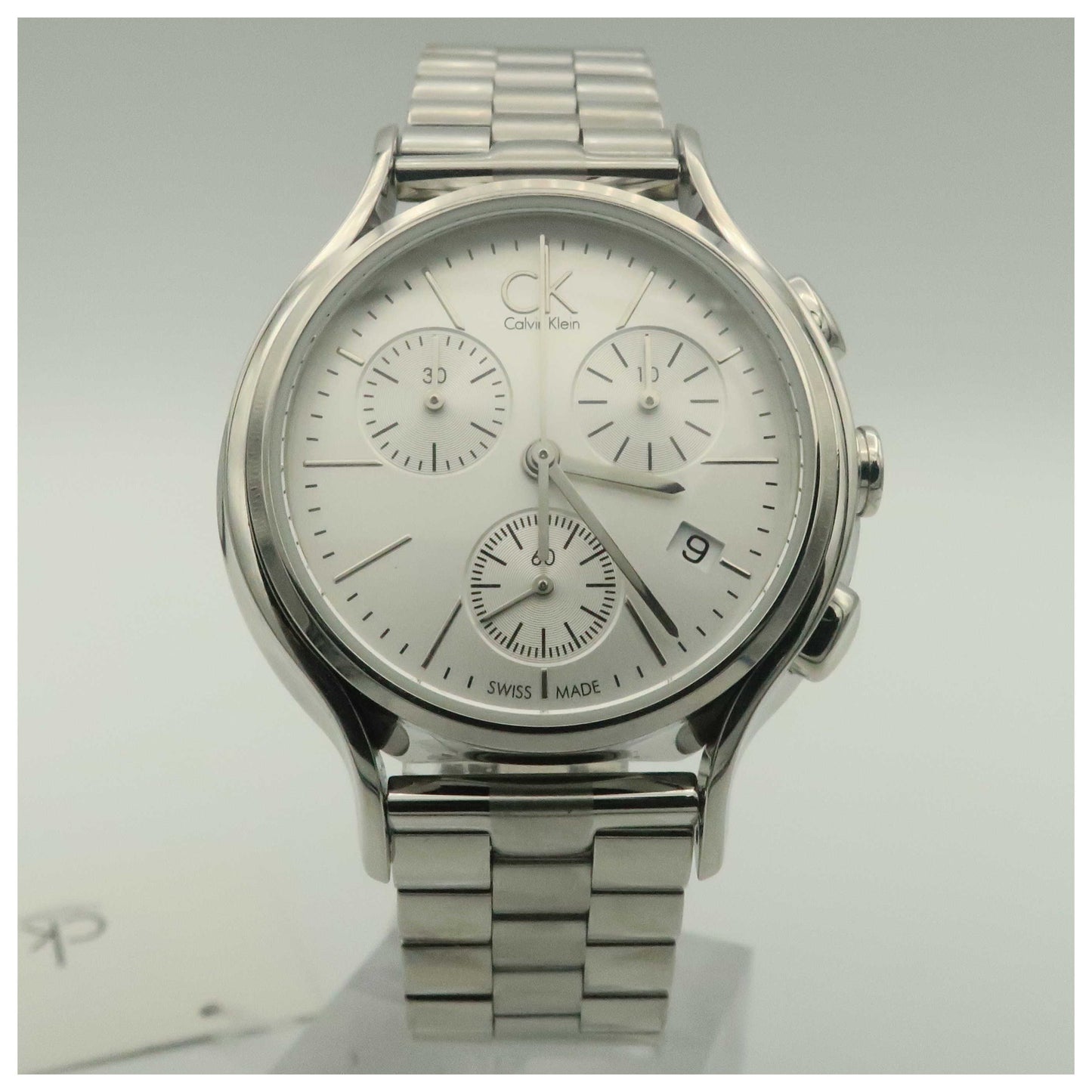 Front view of Calvin Klein Skirt Women's Swiss Quartz (Battery-Powered) Watch K2U29146-SD