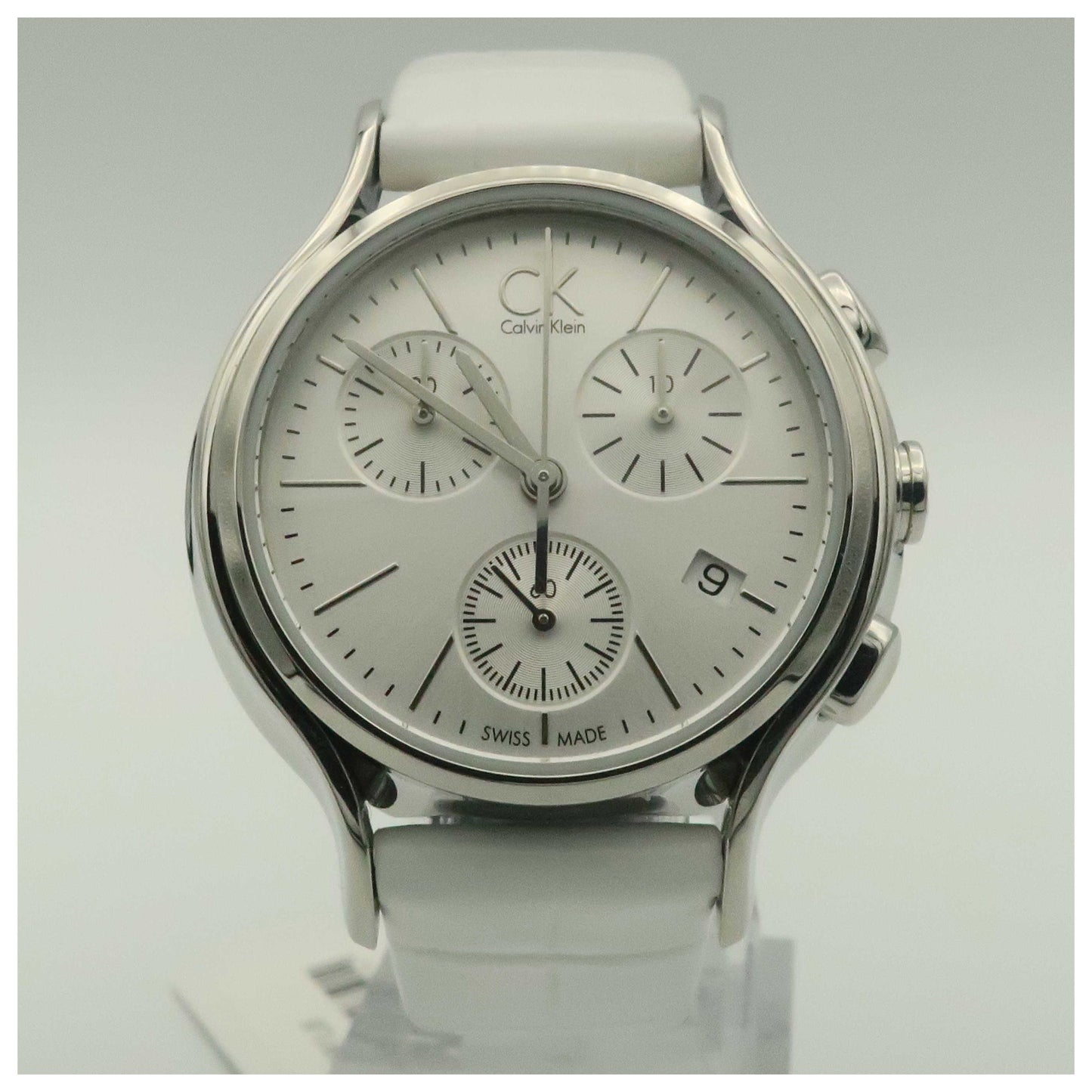 Front view of Calvin Klein Skirt Women's Swiss Quartz (Battery-Powered) Watch K2U291L6-PO