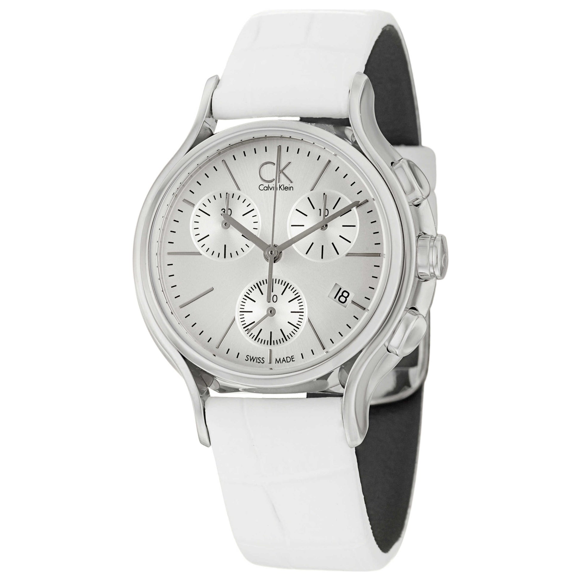 Front view of Calvin Klein Skirt Women's Swiss Quartz (Battery-Powered) Watch K2U291L6