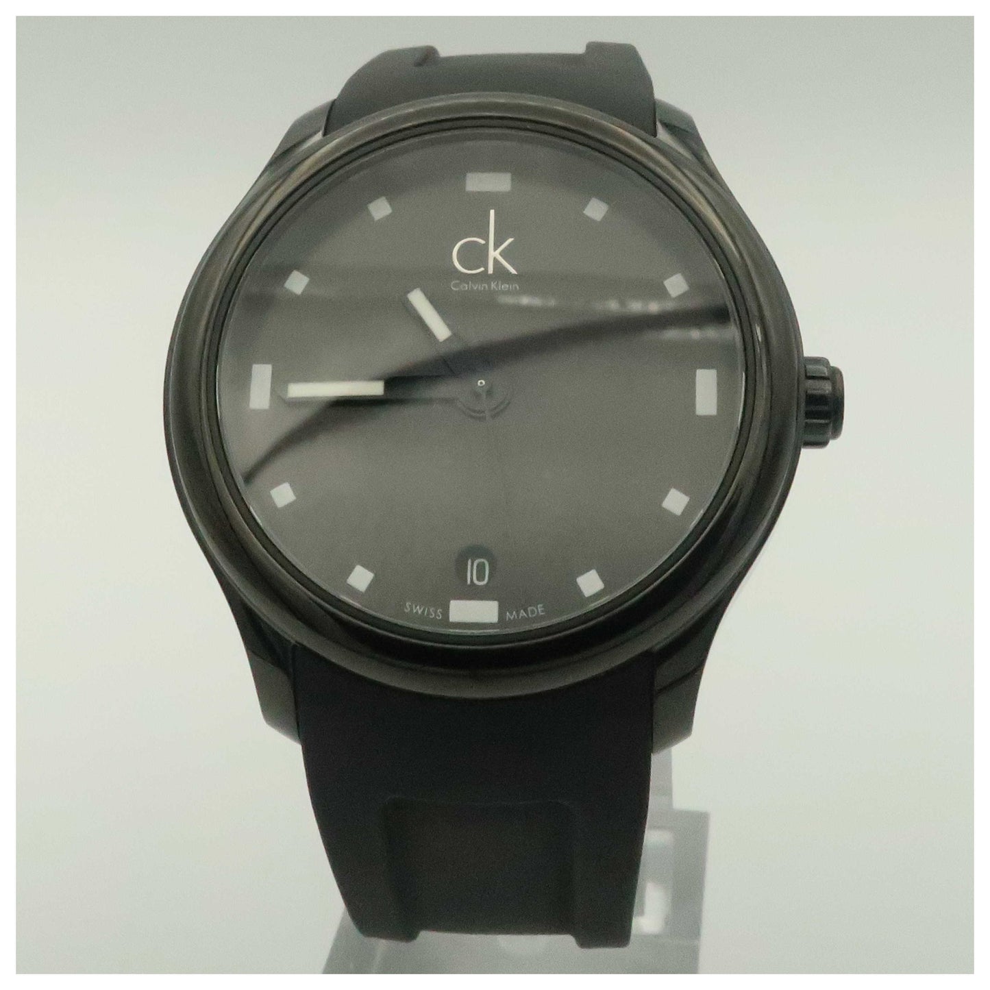 Front view of Calvin Klein Visible Men's Swiss Quartz (Battery-Powered) Watch K2V214D1-PO