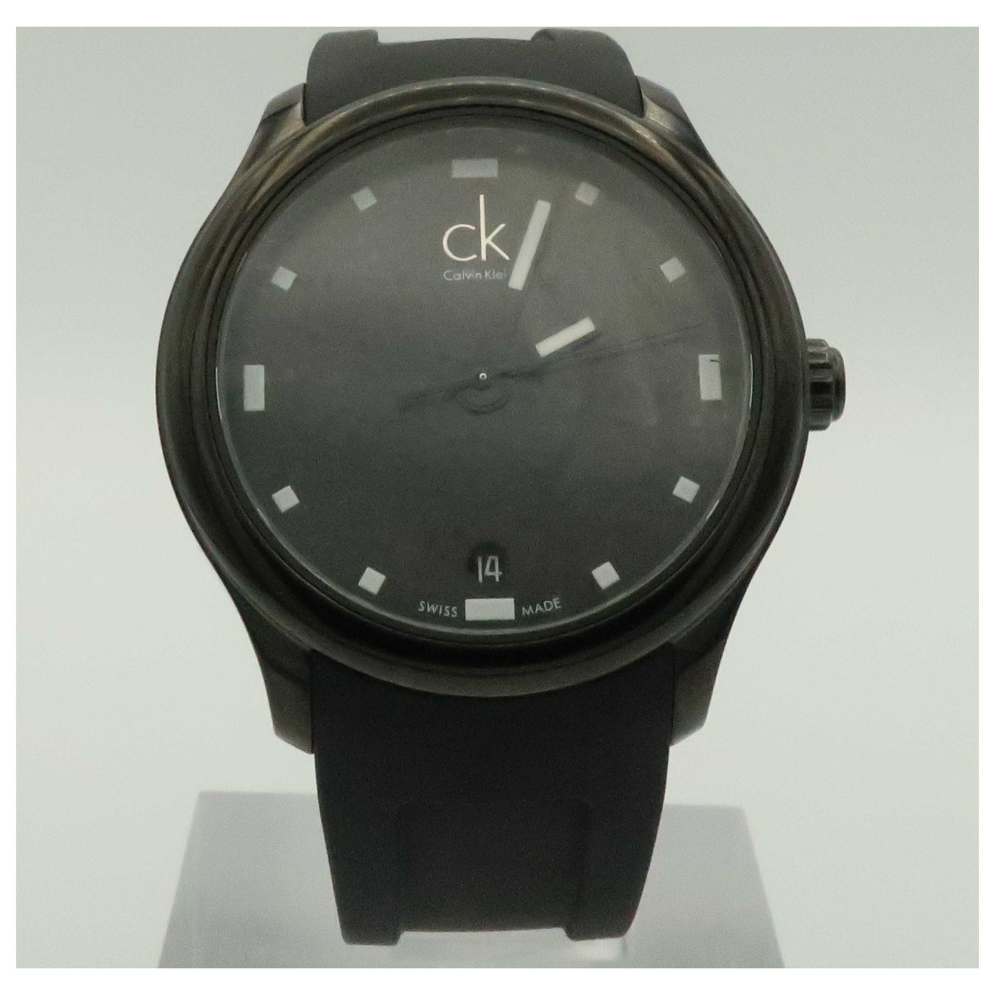 Front view of Calvin Klein Visible Men's Swiss Quartz (Battery-Powered) Watch K2V214D1-SDV