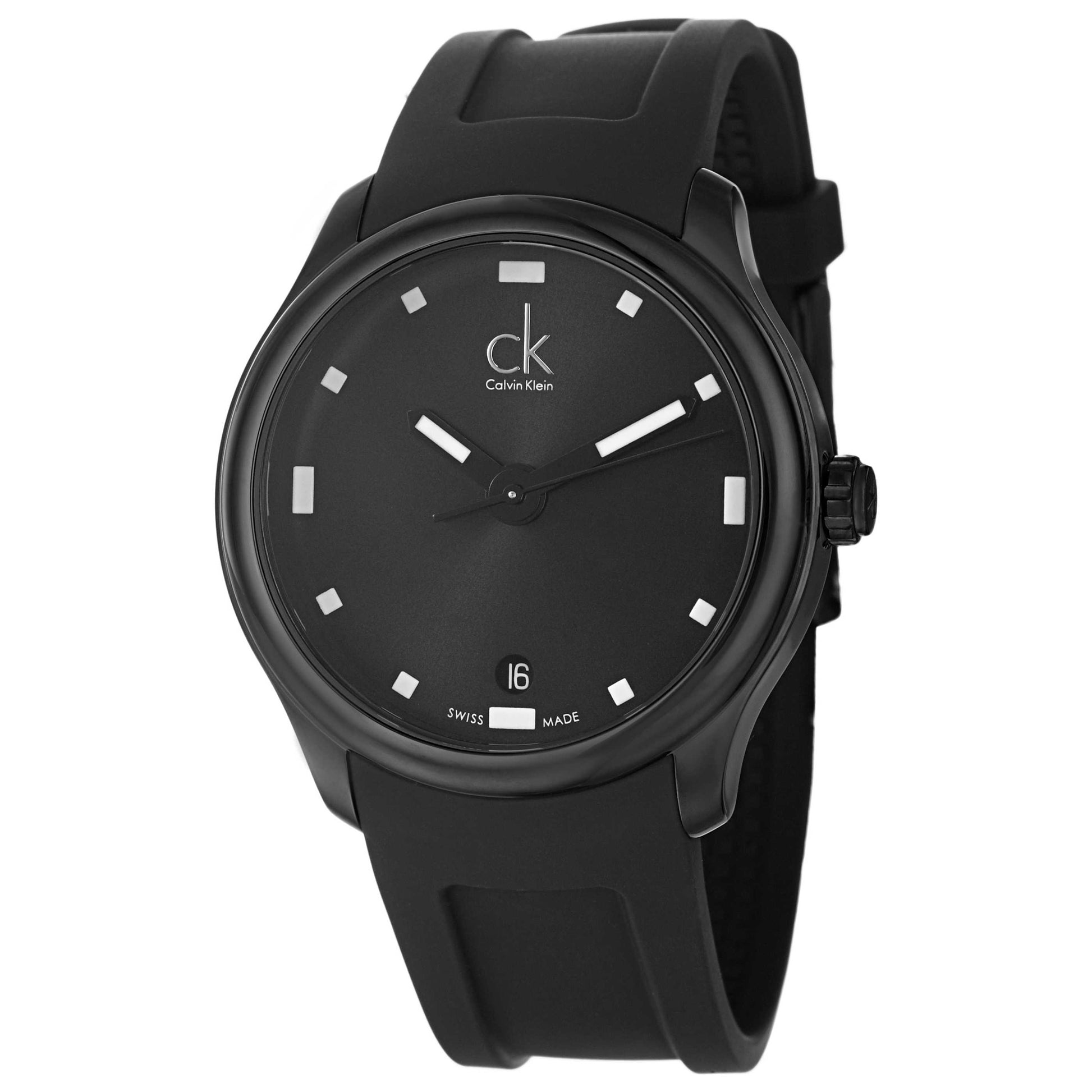 Front view of Calvin Klein Visible Men's Swiss Quartz (Battery-Powered) Watch K2V214D1