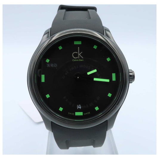 Front view of Calvin Klein Visible Men's Swiss Quartz (Battery-Powered) Watch K2V214DX-SD