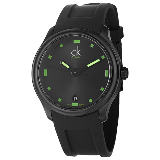 Front view of Calvin Klein Visible Men's Swiss Quartz (Battery-Powered) Watch K2V214DX