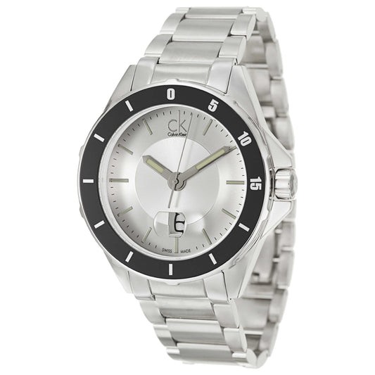 Front view of Calvin Klein Play Men's Swiss Quartz (Battery-Powered) Watch K2W21X46