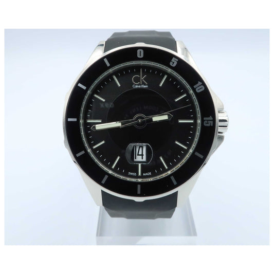 Front view of Calvin Klein Play Men's Swiss Quartz (Battery-Powered) Watch K2W21XD1-SD