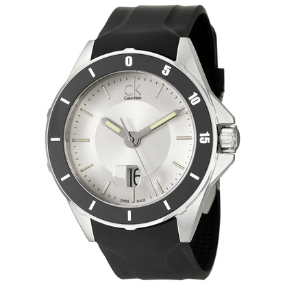 Front view of Calvin Klein Play Men's Swiss Quartz (Battery-Powered) Watch K2W21XD6