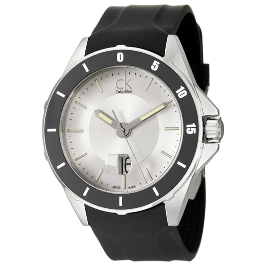 Front view of Calvin Klein Play Men's Swiss Quartz (Battery-Powered) Watch K2W21XD6