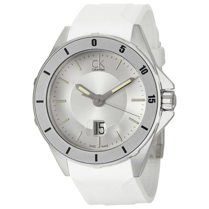 Front view of Calvin Klein Play Men's Swiss Quartz (Battery-Powered) Watch K2W21YM6