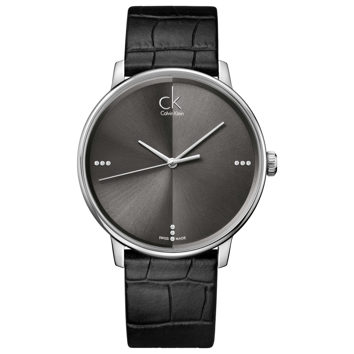 Front view of Calvin Klein Accent Men's Swiss Quartz (Battery-Powered) Watch K2Y2X1CU