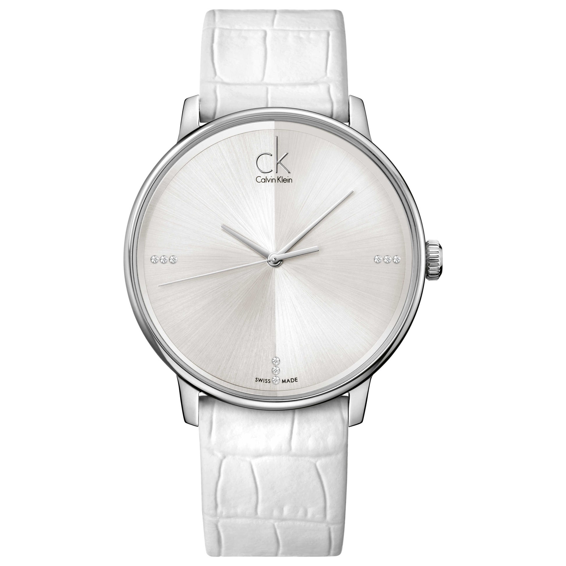 Front view of Calvin Klein Accent Men's Swiss Quartz (Battery-Powered) Watch K2Y2X1KW