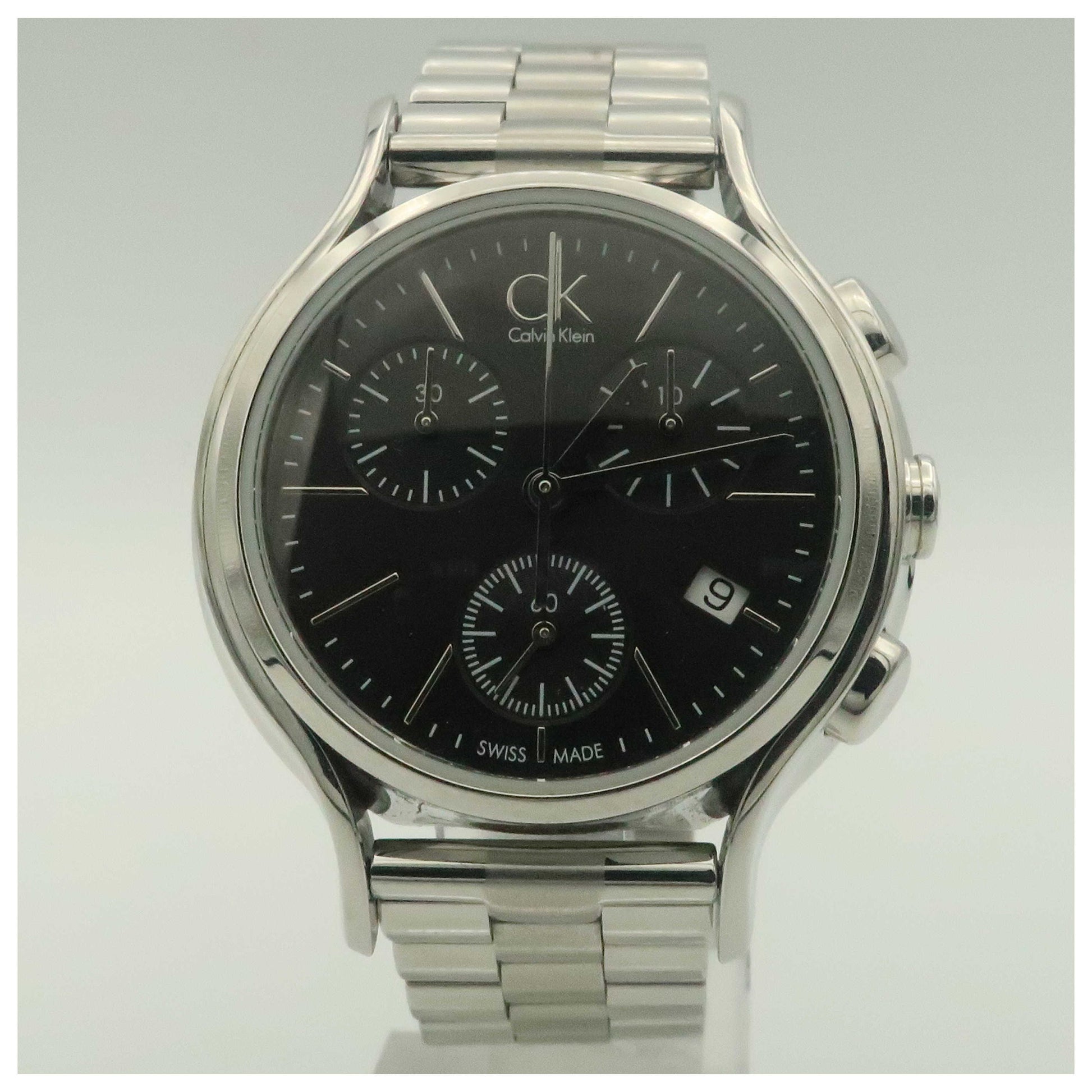 Front view of Calvin Klein Accent Women's Swiss Quartz (Battery-Powered) Watch K2Y2Y1C3-PO