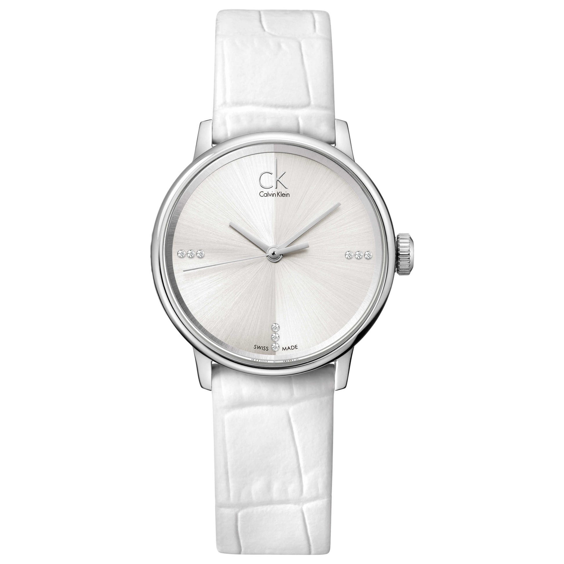 Front view of Calvin Klein Accent Women's Swiss Quartz (Battery-Powered) Watch K2Y2Y1KW